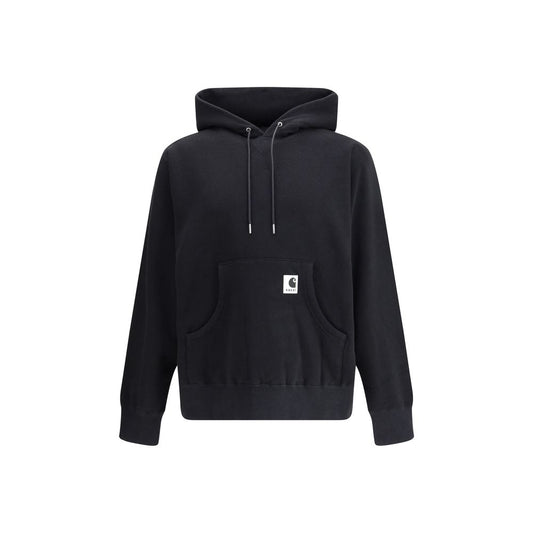 Sacai Black Cotton Sweatshirt