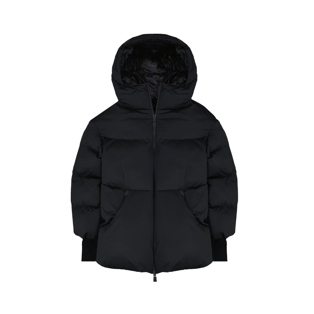 Herno Black Polyamide Full-Length Jacket