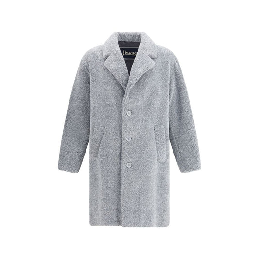 Herno Gray Polyester Coat