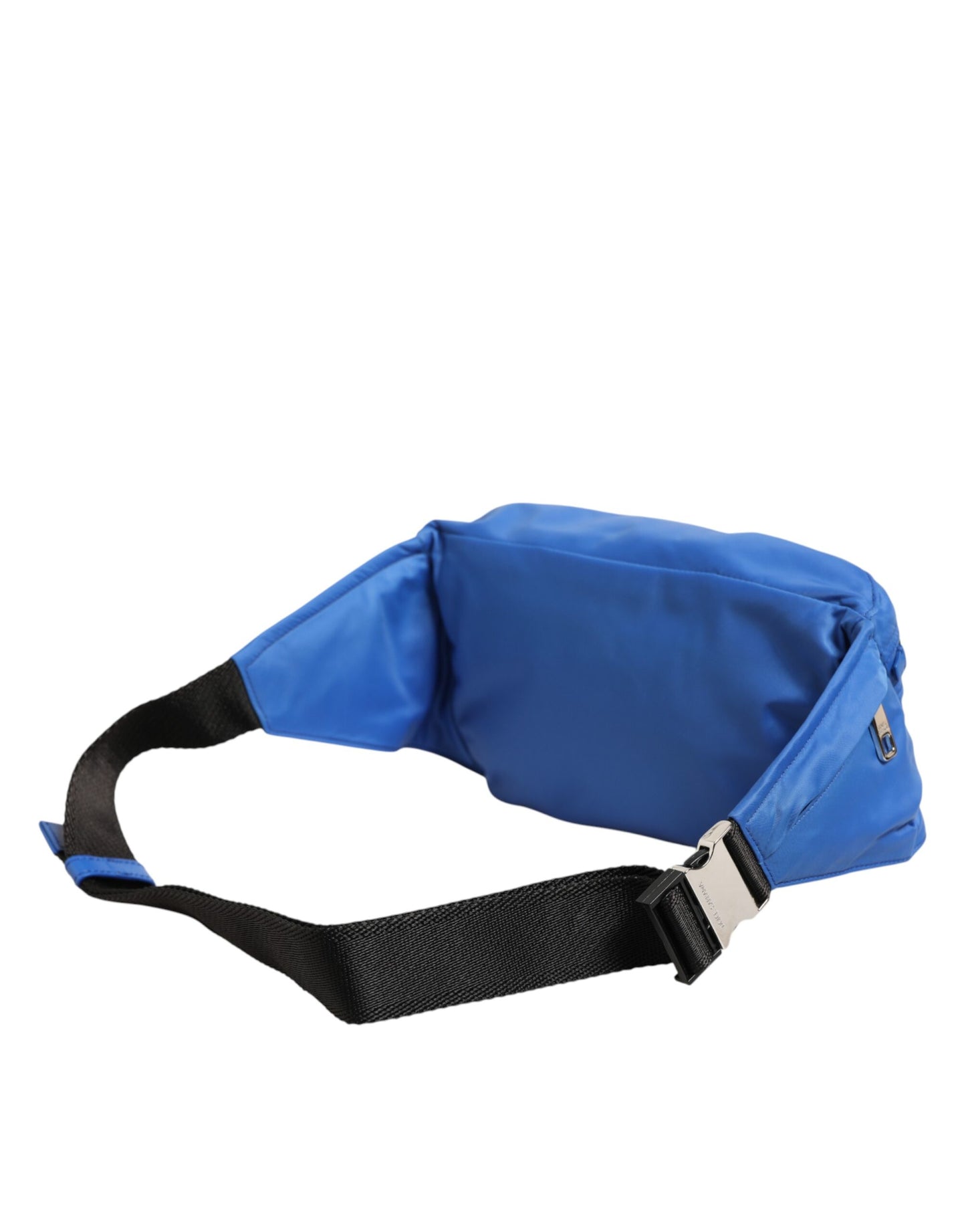 Dolce & Gabbana Blue Logo Plaque Nylon Waist Fanny Pack Men's Borse Bag