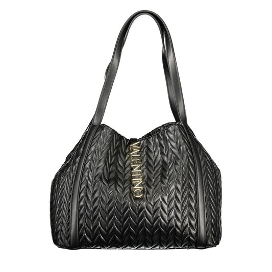 Mario Valentino Black Polyurethane Women Shoulder Bag