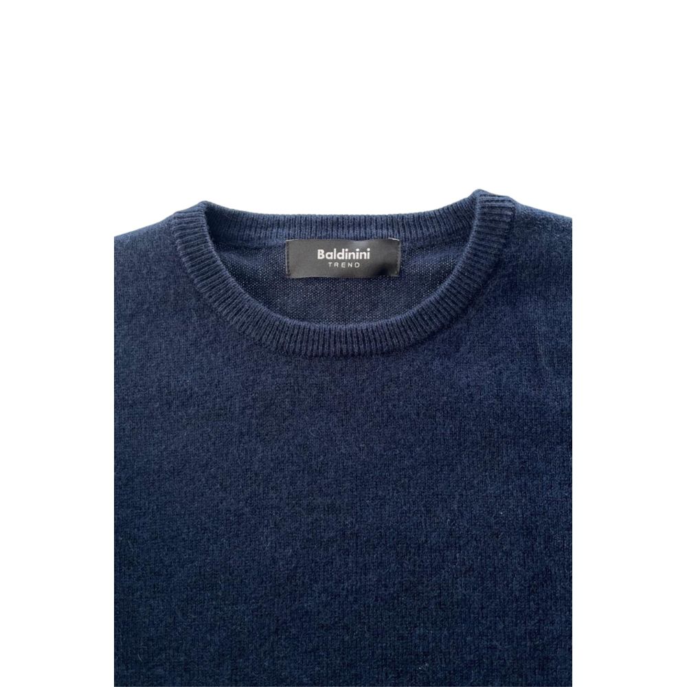 Baldinini Trend Blue Cashmere Sweater