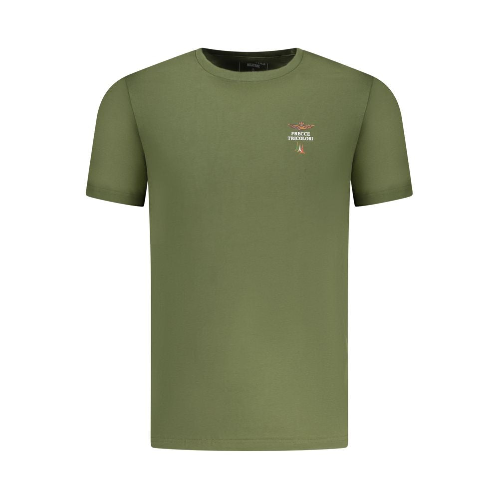 Aeronautica Militare Verde Cotton Mens Underwear Shirt