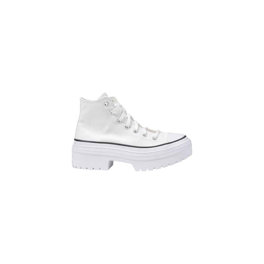 Converse White Fabric Chunky Sneakers