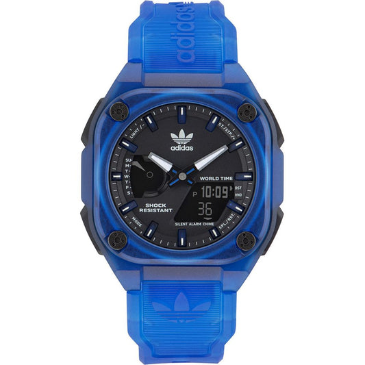 Adidas Blue Rubber Sport Watch