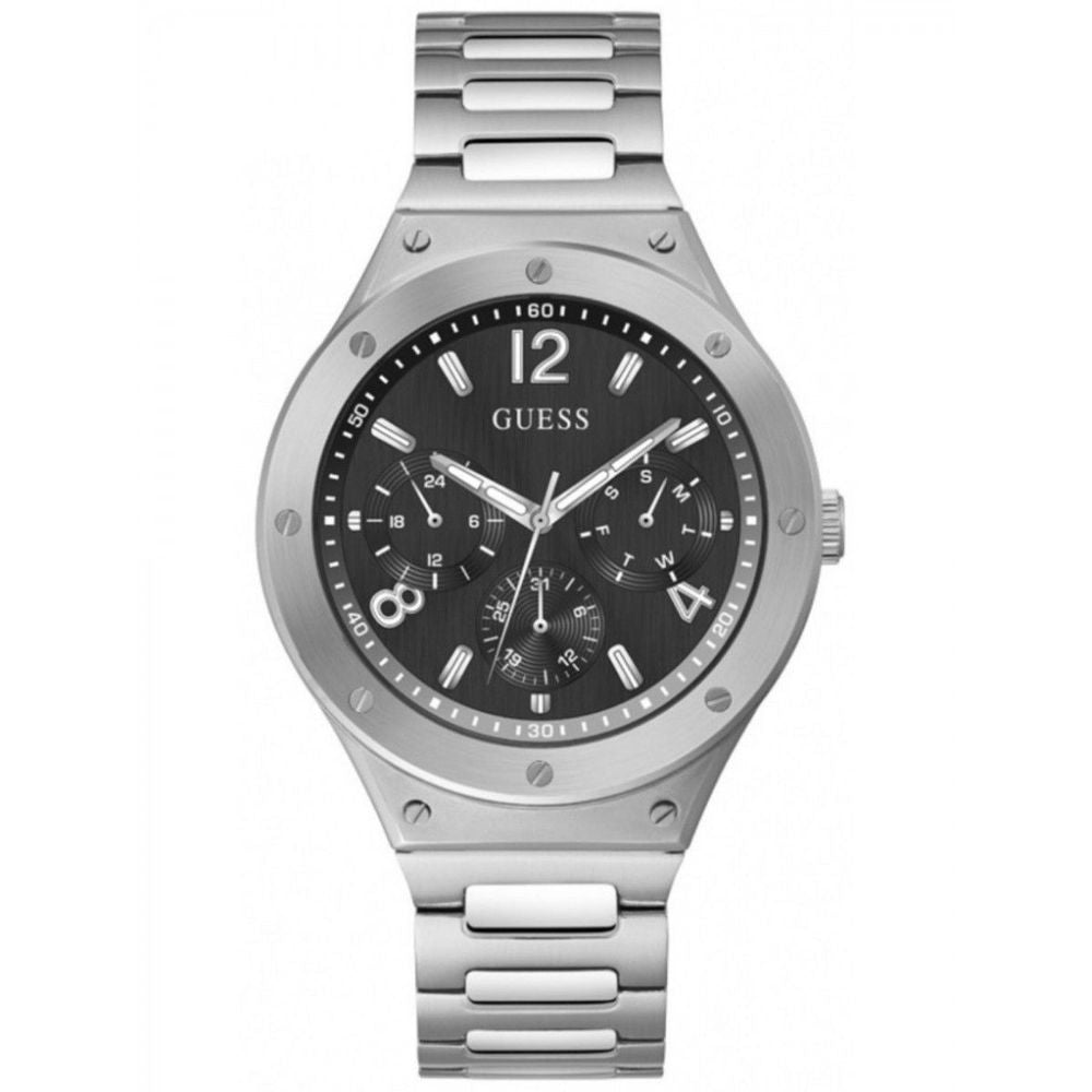 Guess Gray Stainless Steel Dress Watch