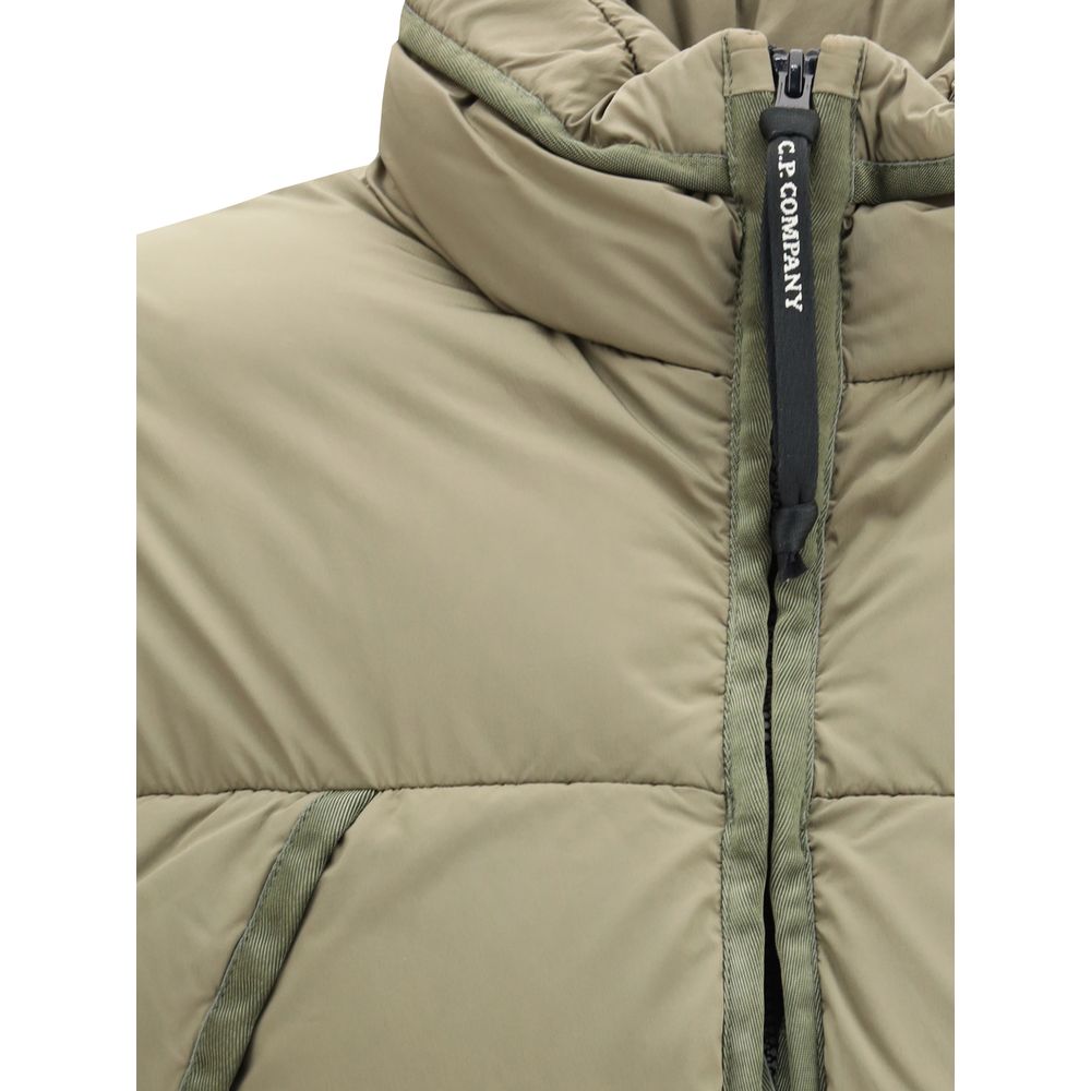 C.P. Company Green Polyamide Full-Length Jacket