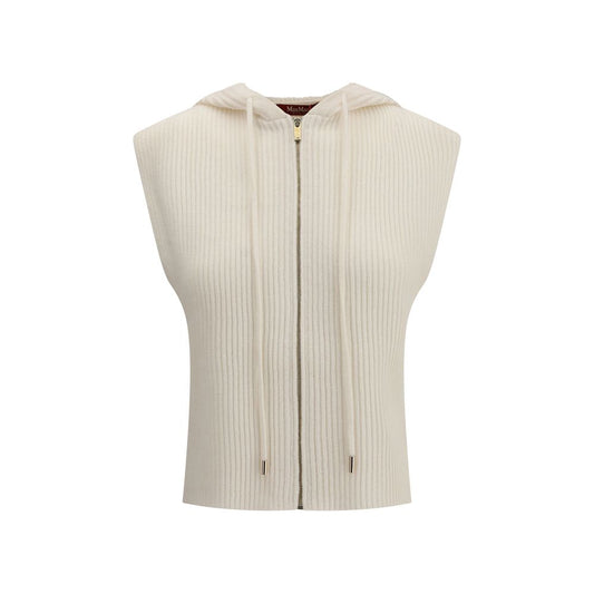 Max Mara White Wool Sweater