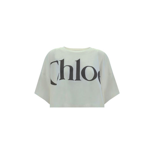 Chloé White Cotton T-Shirt