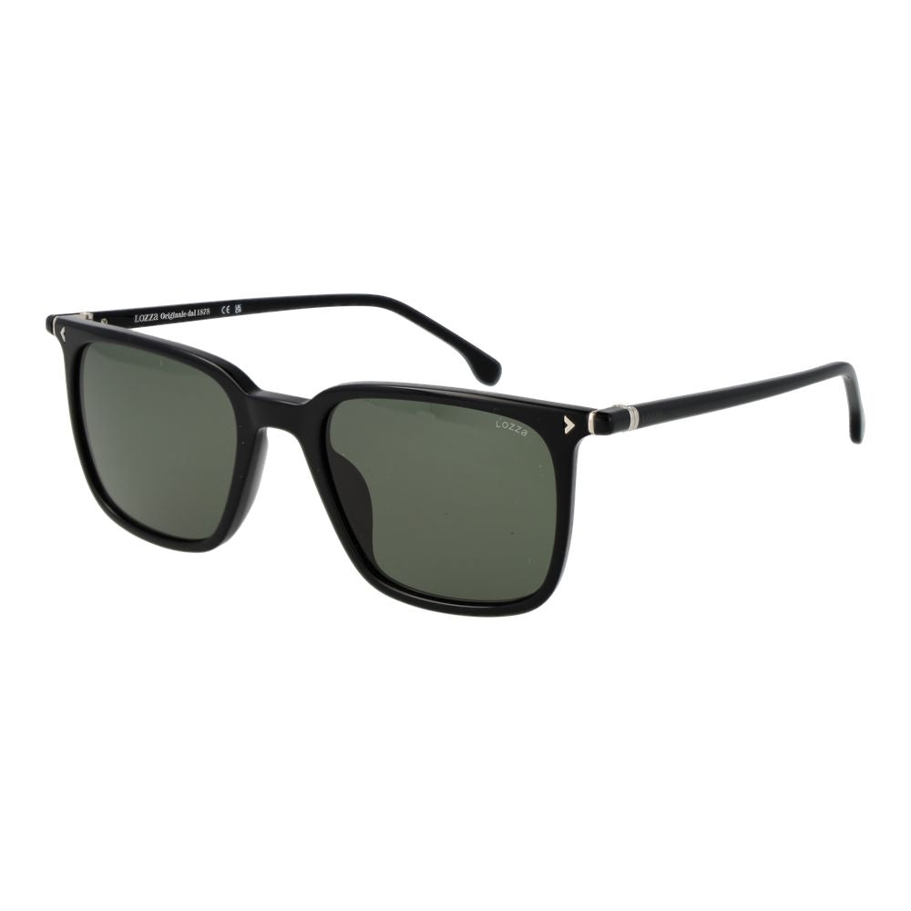 Lozza Black Cellulose Acetate Sunglasses
