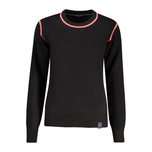 North Sails Black Viscose Women Sweater