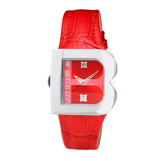 Laura Biagiotti Multicolor Leather Dress Watch