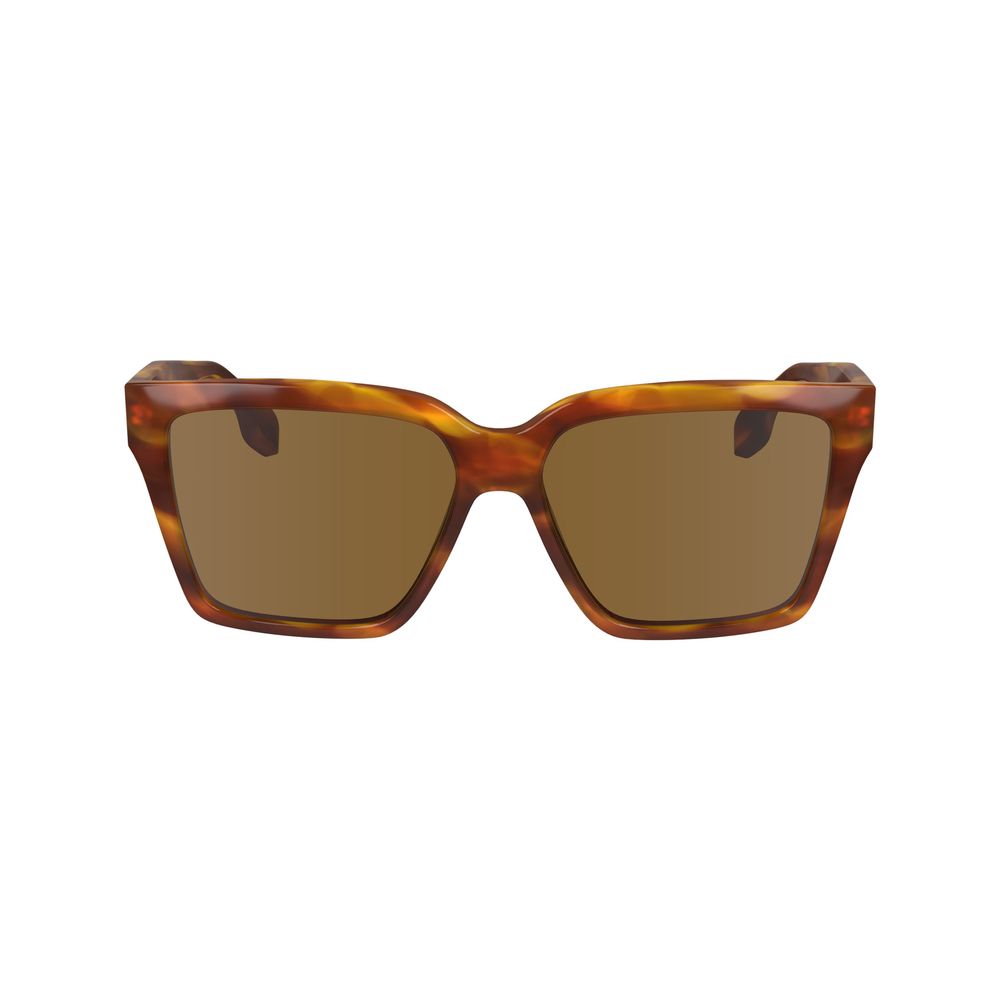 Victoria Beckham Brown Acetate Sunglasses