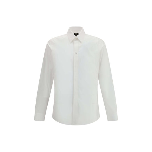 Fendi White Cotton Dress Shirt