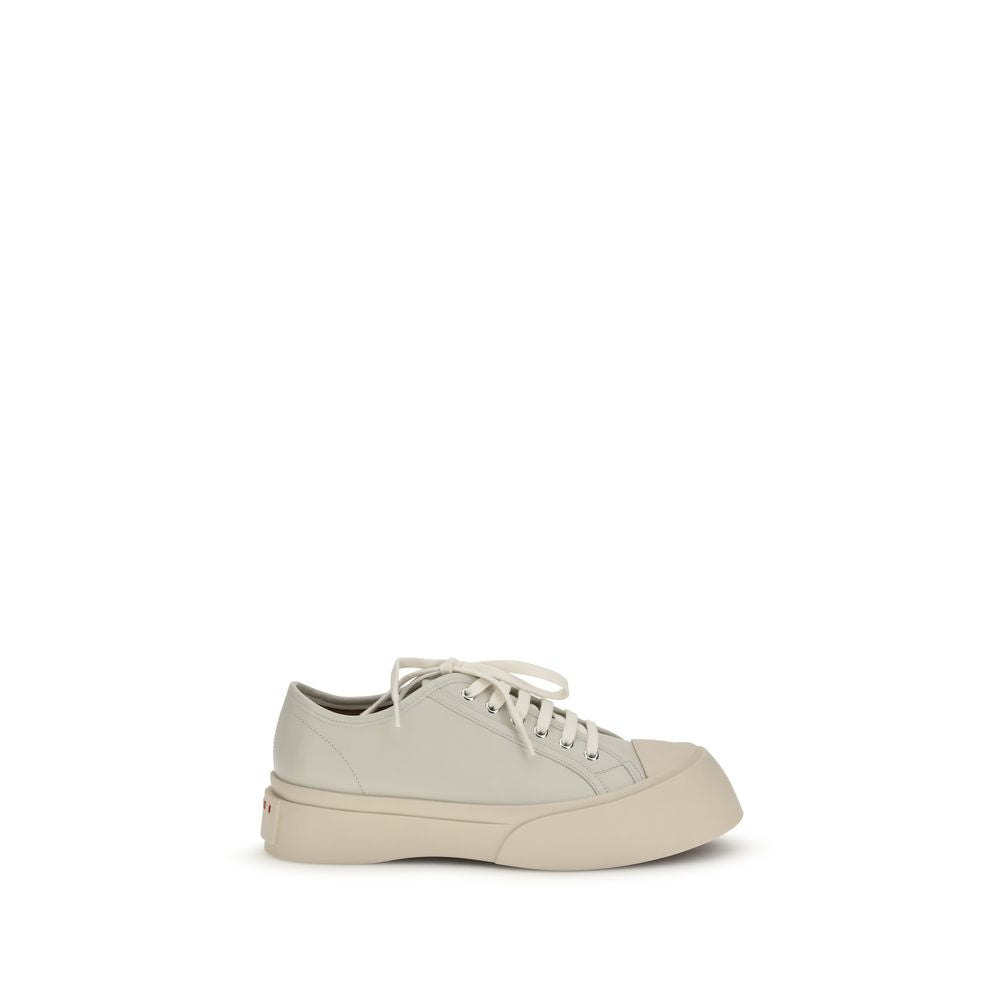 Marni White Napa Leather / Calf Bos Taurus Sneakers
