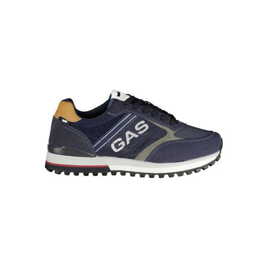 Gas Blu Polyurethane Men Sneaker