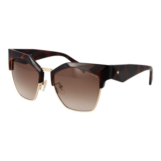 Police Brown Plastic Sunglasses