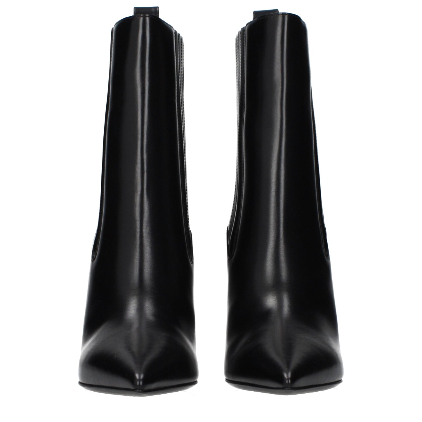 Valentino Garavani Black Leather Ankle Boots