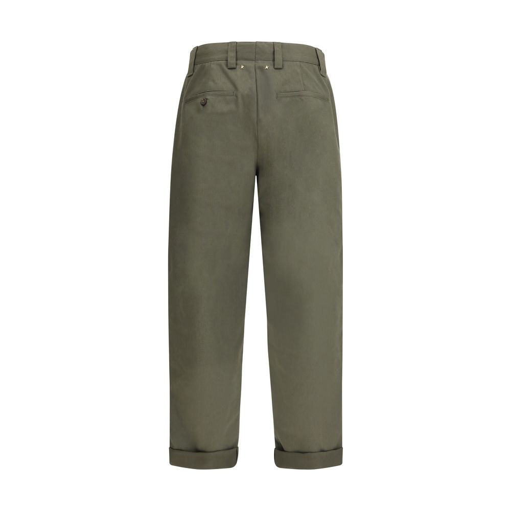Golden Goose Bicolor Cotton Chino Pants